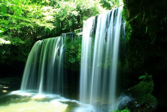 Beautiful Waterfall of Kumamoto