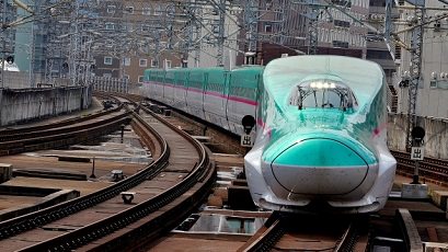 Bullet Train from Hiroshima to Tokyo