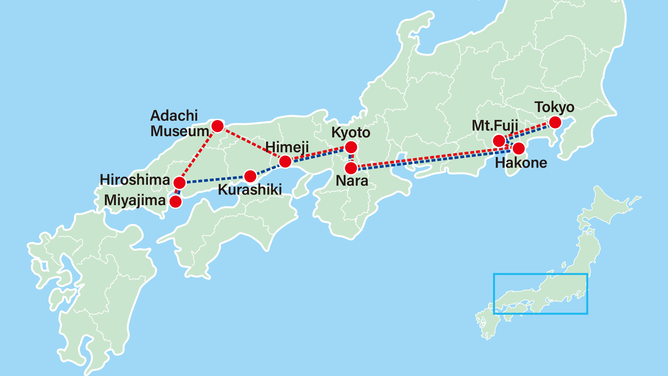 Essence of Spring | Hiroshima Tour Map