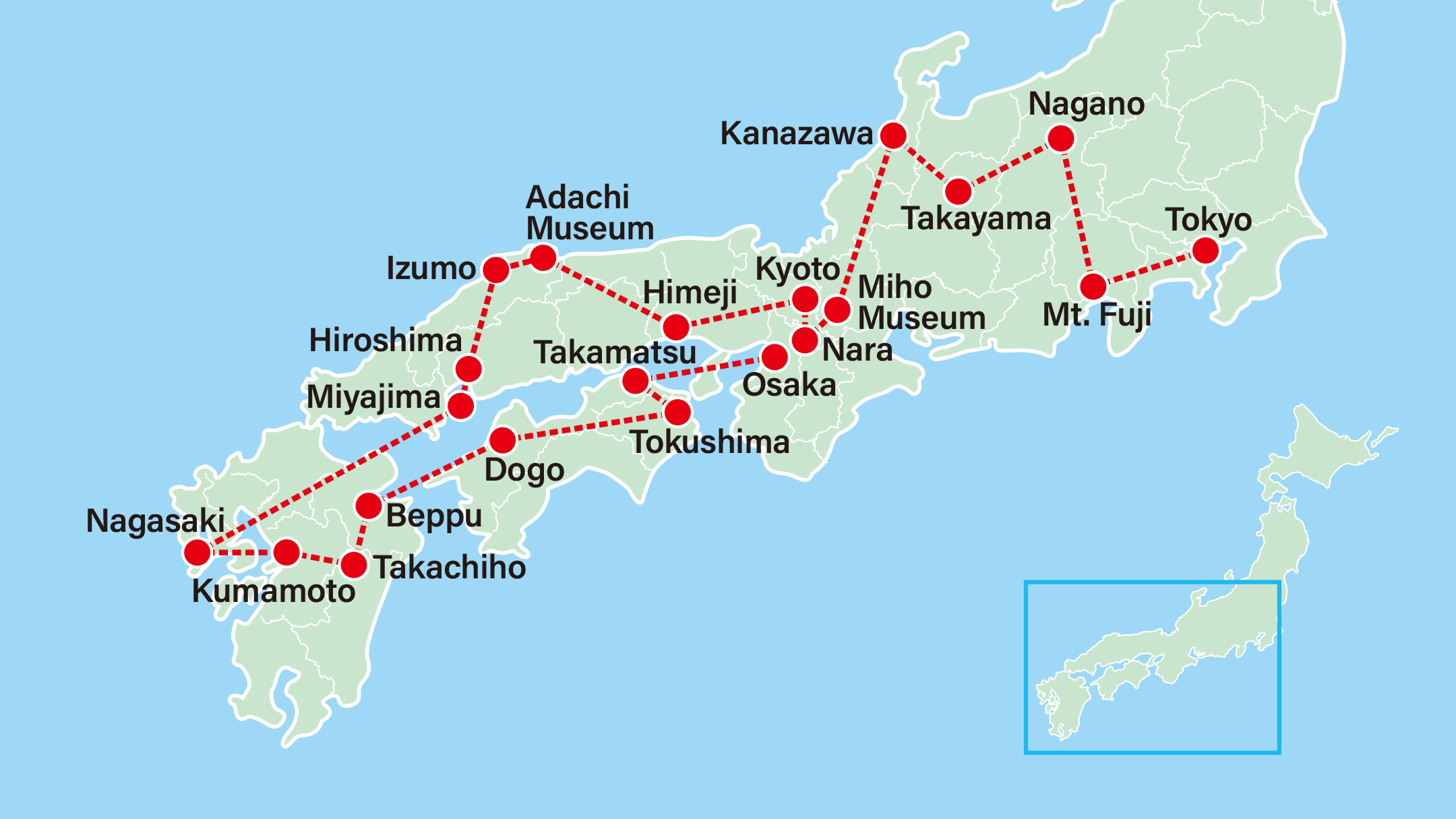 Takayama Festival Grand Tour Map