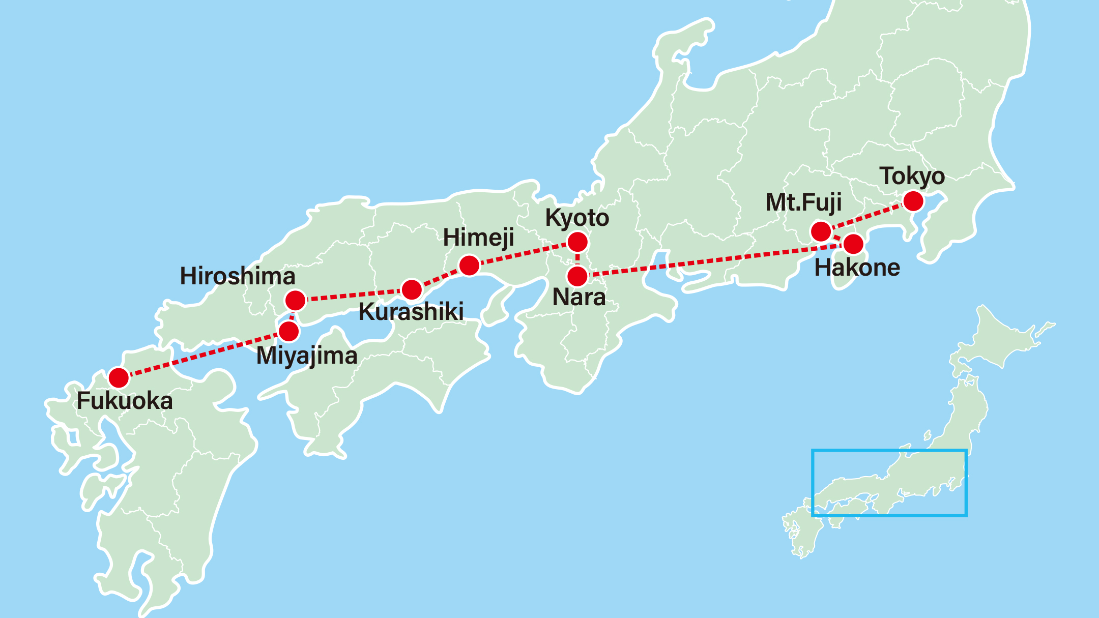 Essence of Spring | Kawaguchi Japanese Flower & Hiroshima Tour Map