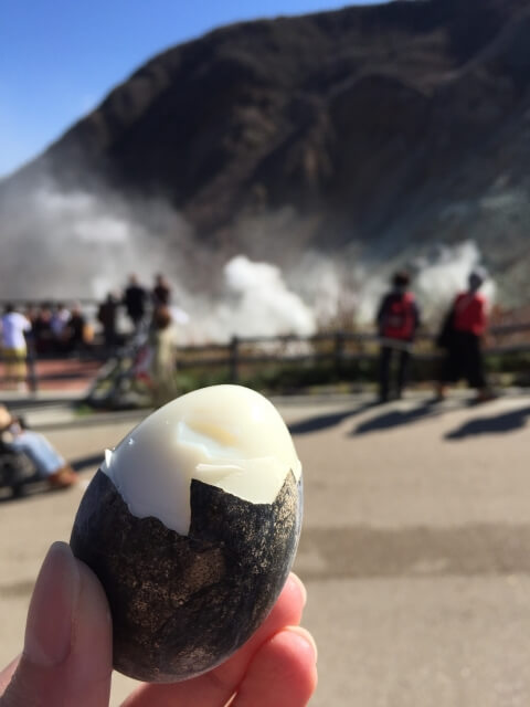 Taste the Sulfurous Black Egg | Owakudani