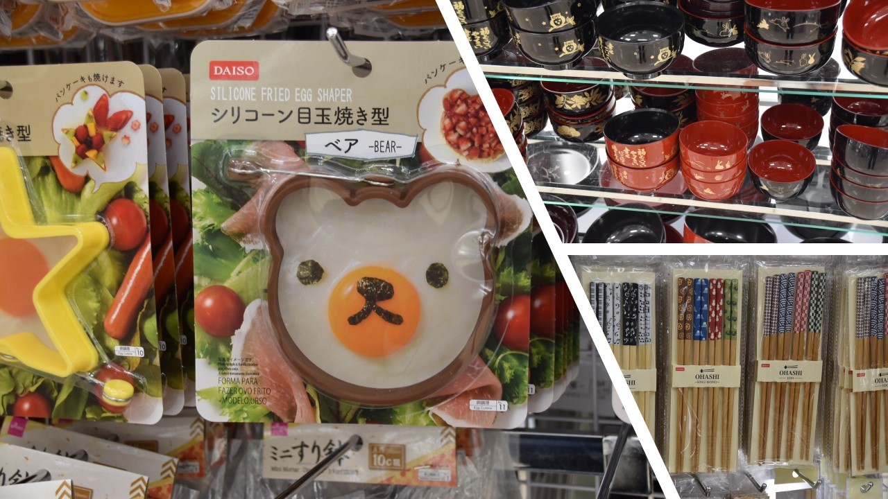 5. Kitchenware - Miso Soup Cup, Chopsticks, Bear Fried Egg Stencil, and More
