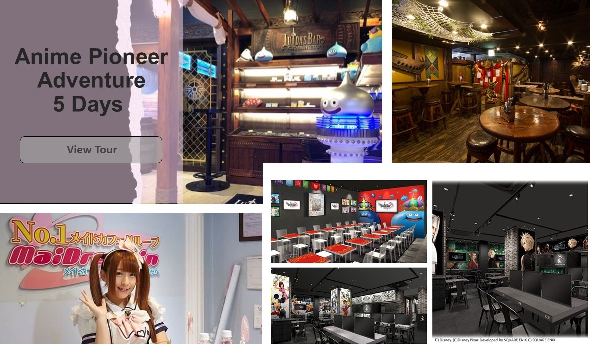 Maid Cafes and Anime Game Themed restaurants