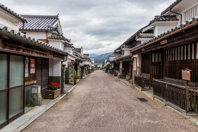 Preserved Edo-Era Architecture with Elegant Udatsu Roofs