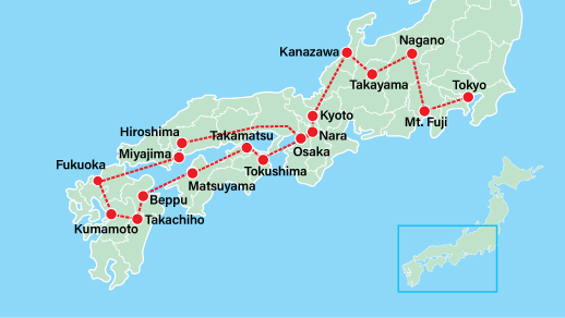 Takayama & Villages | Grand Tour Map