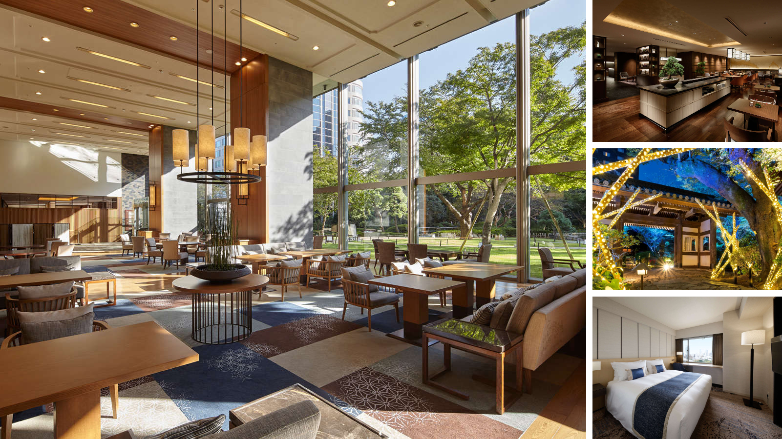 Grand Prince Hotel Takanawa exterior and Japanese garden
