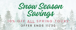 Snow Season Savings | Land-Only-Tour